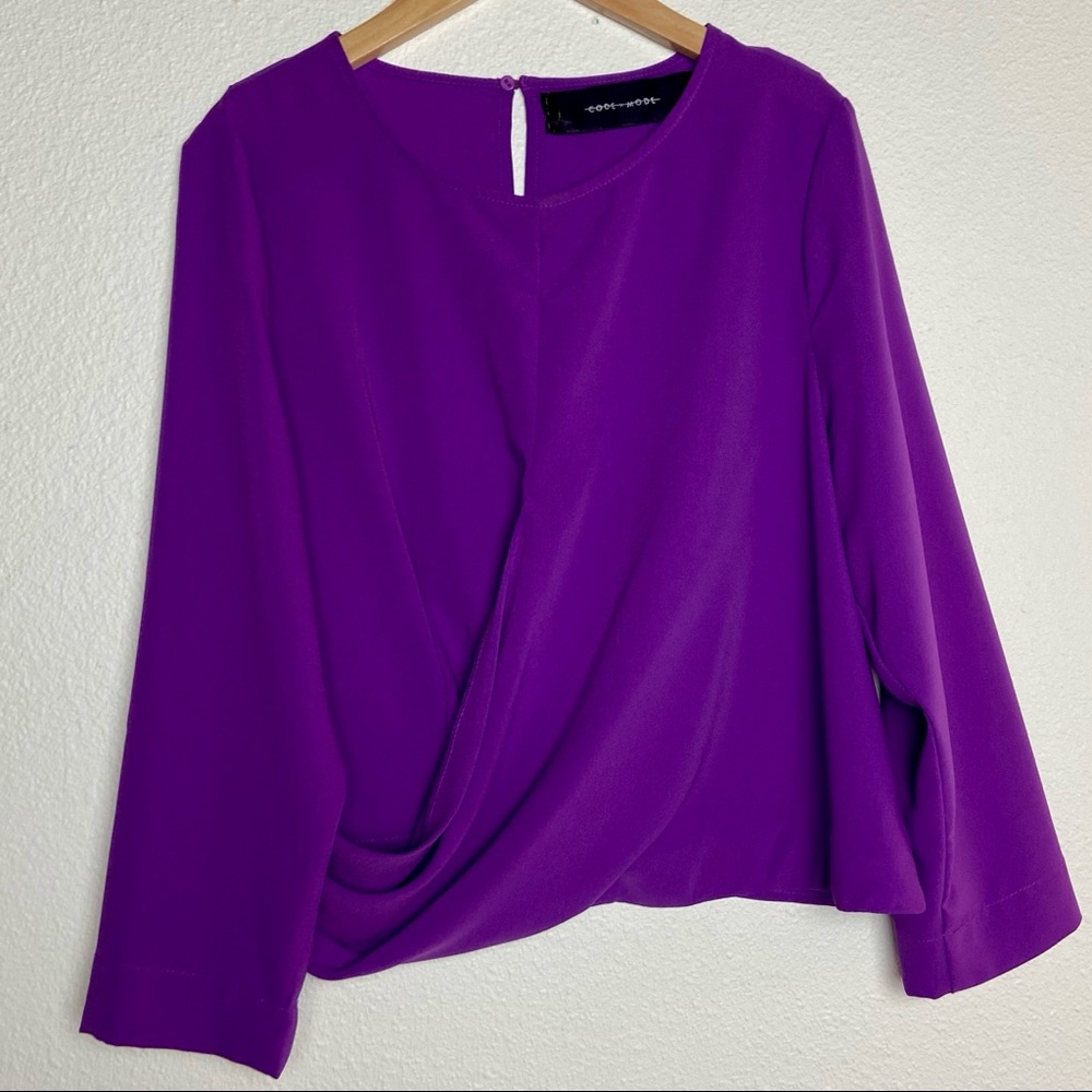 Code Mode Purple Blouse
